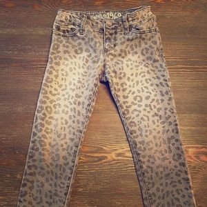 Gap Kids Skinny Leopard Jeans Grey